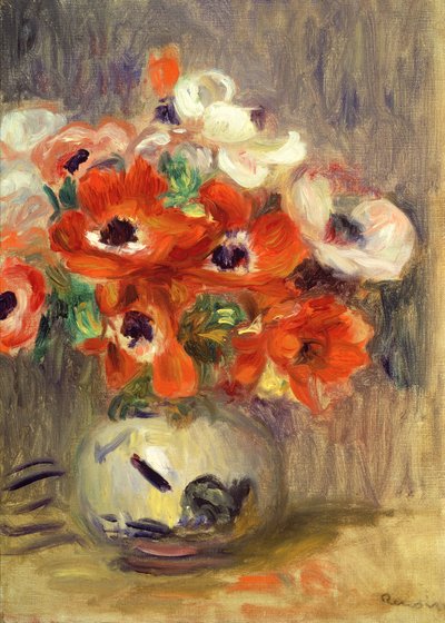 Anémones - Pierre Auguste Renoir